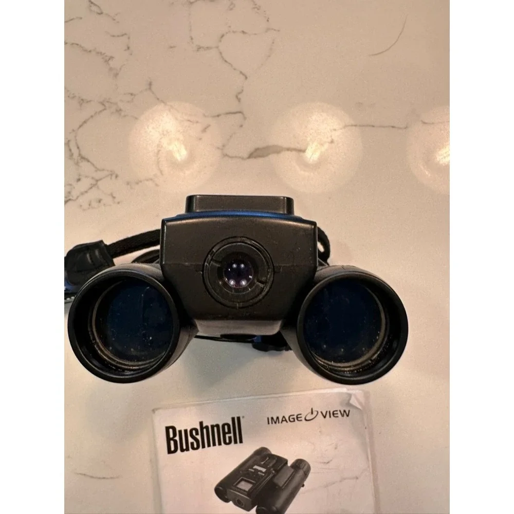 Bushnell ImageView Digital Camera Binoculars Black with Case and Manual 111026
